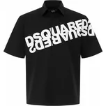 DSQUARED2 Mirror Logo Black košeľa M Černá