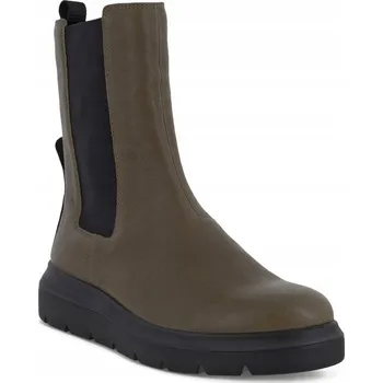 Dámská zimní obuv Dámské kotníkové boty Ecco hnědé kožené velikost 36 nazouvací