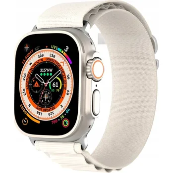Řemínek na hodinky DUX DUCIS GS - Nylonový řemínek Apple Watch 38/40/41mm platina