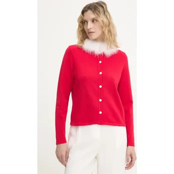 Dámský svetr Kardigan The Sleeper MKCG09P013F červená 33X, vel. XS