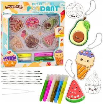 Obraz Kreativní sada Vitráže Závěsky DIY Cupcakes Avokádo Meloun