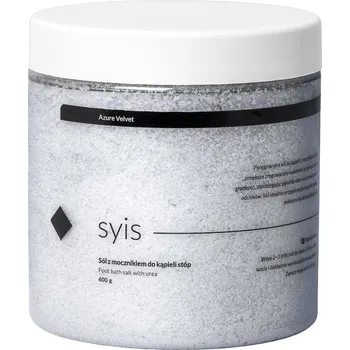 Koupelová sůl Syis Azure Velvet – Sůl s močovinou do koupele nohou 600 g