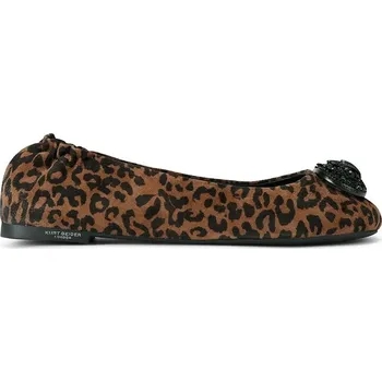 Dámské baleríny Semišové baleríny Kurt Geiger London Chelsea Ballerina 5000635289 hnědá 89X, EUR 39