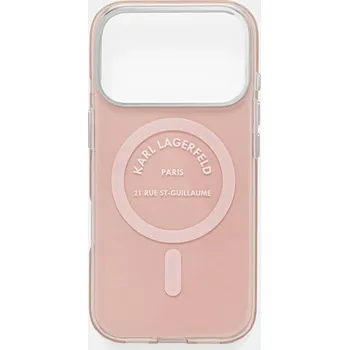 Obal na telefon Karl Lagerfeld iPhone 17 Pro KLHMP17LHKRSGPP růžová 30X, vel. ONE SIZE
