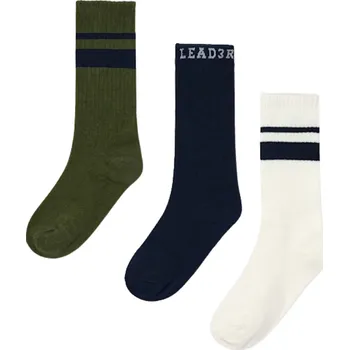 MAYORAL chlapecké ponožky set 3 ks zelená, modrá EU 32-35, vel. 128 cm