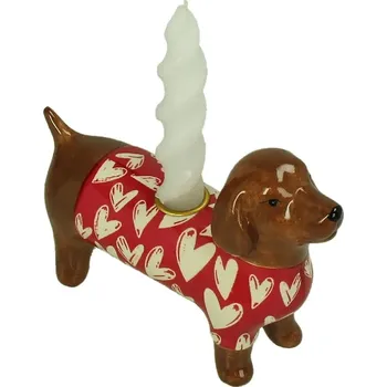 Svícen Dekorativní svícen home & lifestyle 13,7 x 7 x 19,8 cm více barev KAL.6855 vícebarevná MLC