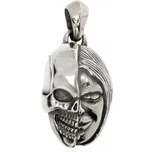 Zlatnictví Helios Stříbrný přívěsek hlava s lebkou