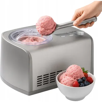 Zmrzlinovač Přístroj na zmrzlinu First Austria 135 W 1,2 l stříbrný