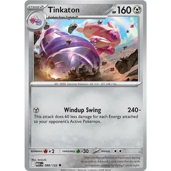 Sběratelská karetní hra Tinkaton 098/132 - Mega Evolution Typ karty: Non-Holo