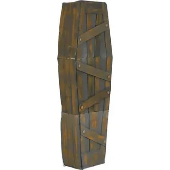 Party dekorace Dekorační halloweenská rakev 160 cm