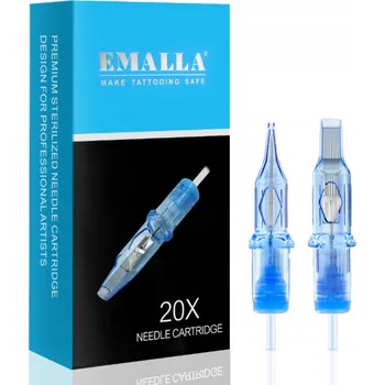 Tetovací jehla Jehly/Cartridge Na Tetování a PMU Emalla Eliot 1001RLM 1RLM 0,30mm Medium Taper