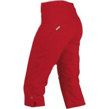 Dámské kalhoty Dámské kalhoty bokové v 3/4 délce Litex 9D313 bordó XL