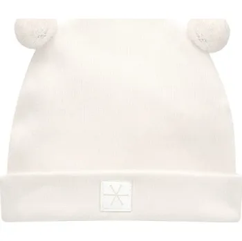 Kojenecká čepice PINOKIO Čepička žebrovaná Winter KRÉMOVÁ - 68