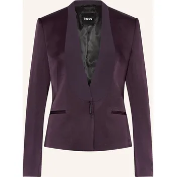 Dámské sako Boss Dámský Saténový Blejzr Jia, tmavě fialová, 36