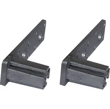 Nábytkové kování vzpěra hliníková set elementů pro varné desky šedá