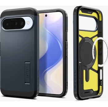 Pouzdro na mobilní telefon Spigen Tough Armor MagSafe Metal Slate Google Pixel 10 Pro/Pixel 10 ACS09706