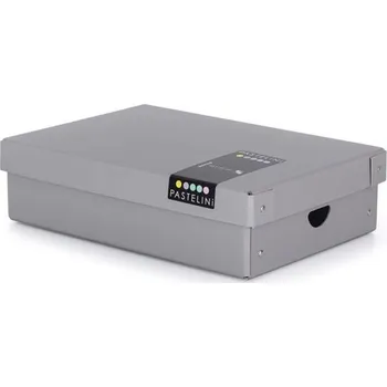 Archivační box Krabice Pastelini - malá, šedá