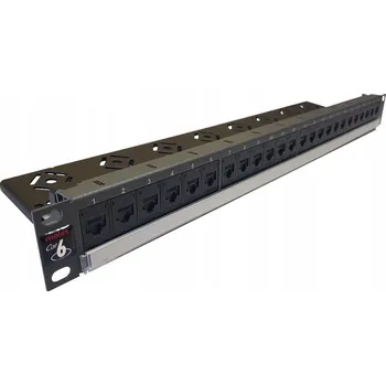 Serverovna Patch Panel Rack 24 portů 19" kat. 6 UTP 1U Molex