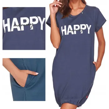 Dámská noční košile Noční Doctor Nap modrá velikost L