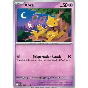 Sběratelská karetní hra Abra 054/132 - Mega Evolution Typ karty: Non-Holo
