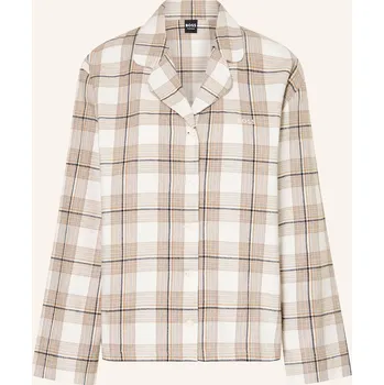 Dámské tričko Boss Dámské Pyžamové Tričko Holiday Z Flanelu, bílá / šedá /...