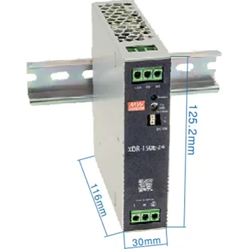 spínaný zdroj Mean Well XDR-150E-12 Napájecí zdroj na DIN 150W