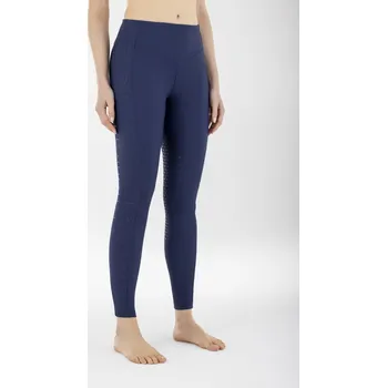 Dámské legíny Legíny Equiline Caisfh full grip Winter modrá XS