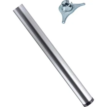 Stolová podnož stolová noha výška 820mm + PP -chrom mat