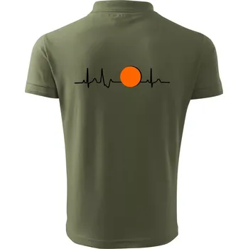 Pánská košile Ekg Hokejbal - Polokošile pánská Pique Polo 203 - 5XL ( Khaki )
