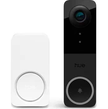 Domovní zvonek Philips svítidla Videozvonek Philips Hue Wired Bundle - černý/bílý