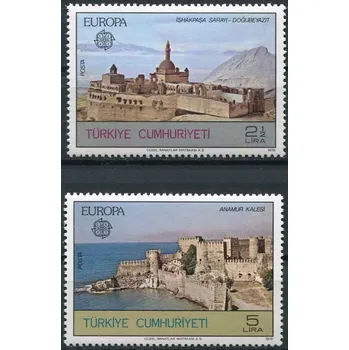 Poštovní známka (1978) MiNr. 2443 - 2444 ** - Turecko - Europa: Památky