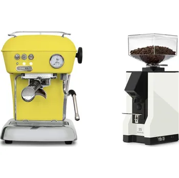 Kávovar Ascaso Dream ONE, Sun Yellow + Eureka Mignon Silenzio 55, BL…