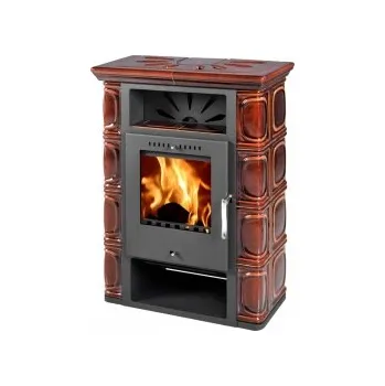 Krbová kamna Kamna BORGHOLM Top keramik , Barva kaštanová