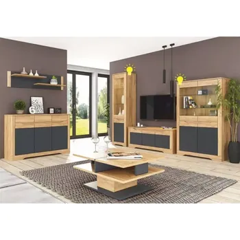 Obývací stěna LED osvětlení FIDEL - SLEVA 3% s kodem radost25