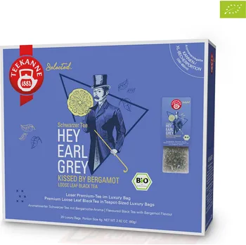 Čaj Teekanne BIO Selected. Hey Earl Grey Luxury Bag 1 karton