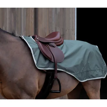 Deka pro koně EQUITHÈME Deka bederní Tyrex ECO Equithème, s fleecem, nepromokavá, green Délka zad: 155 cm