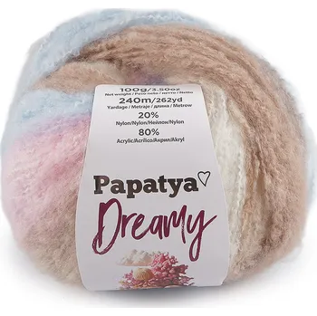 Příze Pletací příze Papatya Dreamy 100 g