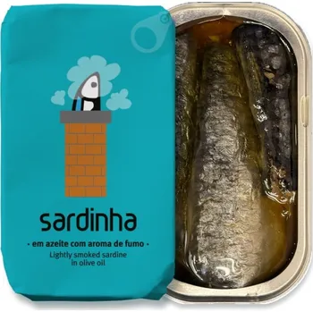 konzervovaná ryba A Banca da Sardinha Lehce uzené sardinky v olivovém oleji, 120g