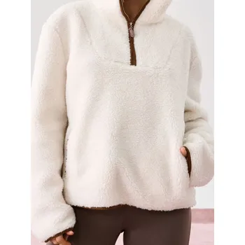 Pánská mikina Sinsay - Mikina sherpa - krémová - 888HJ-01X - 888HJ-01X-M