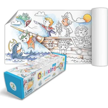 Plakát Plakát v roli na vybarvení Piráti 70x16cm