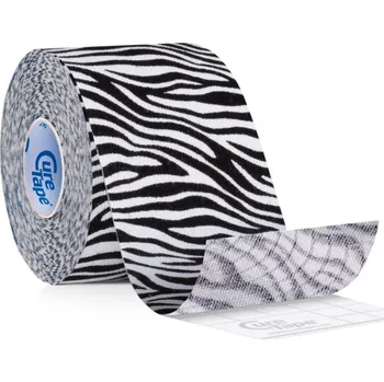 Tejpovací páska CureTape® Art fixační tejpovací páska barva Zebra Black&White 5 m