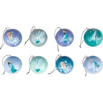 Vánoční ozdoba DISNEY Sada vánočních koulí, 8dílná (Ledové království)