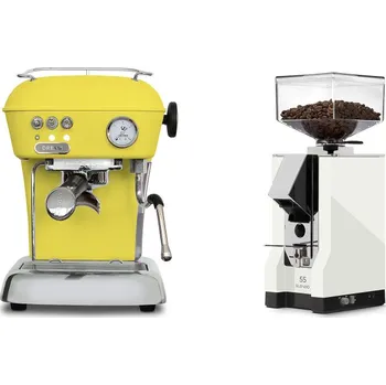 Kávovar Ascaso Dream ONE, Sun Yellow + Eureka Mignon Silenzio 55, CR…