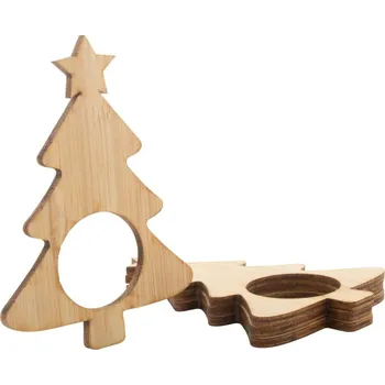 Papírový ubrousek Julmiddag sada kroužků na ubrousky 100 Produkt 2 - přední strana, 18 x 26 Tampontisk, 2 barvy