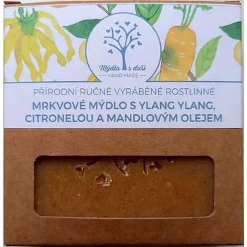 Mýdlo Mrkvové mýdlo s ylang ylang a mandlovým olejem 95g