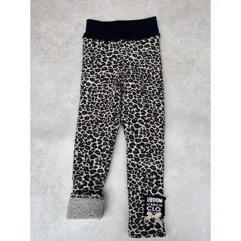 Dívčí legíny ANDY Boom Dětské vyteplené legíny gepard Velikost děti: 74