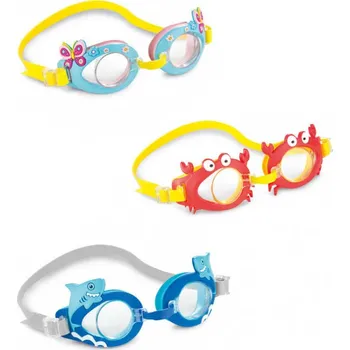 INTEX Brýle plavecké dětské zvířátka do vody 3 druhy 55610