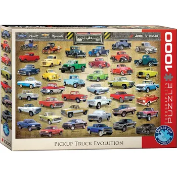 Puzzle Eurographics Vývoj Pick-upů 1000 dílků