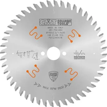 Pilový kotouč CMT Orange Tools C28176048H 160 x 20 x 2,2 mm 48 zubů