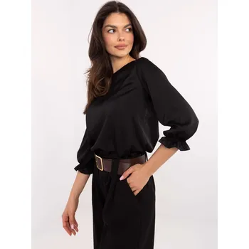 Dámská tunika Elegantní černá blůza s